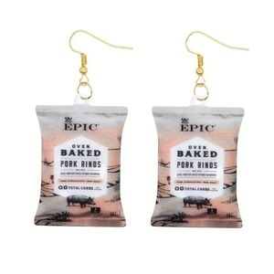 🔥OVEN BAKED PORK RINDS EARRINGS🔥